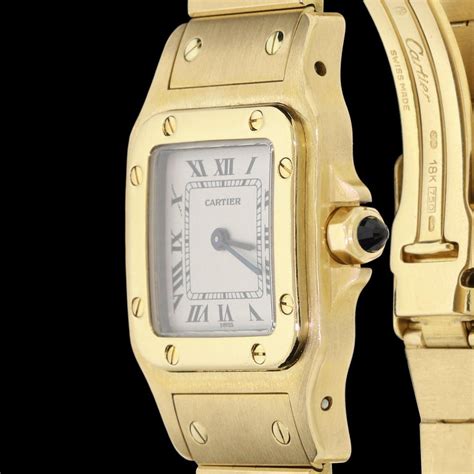 is cartier solid gold|cartier gold watches for women.